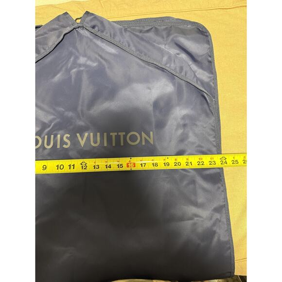 Louis Vuitton Garment Bag Suit Cover Navy Blue Nylon Travel Zippered Case - Picture 8 of 9